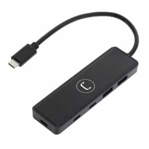 HUB USB-C Y A DE 4 PUERTOS | 3.0<br/>HB1012BK</br>