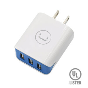 TRIPLE PORT USB WALL CHARGER | 3.1A<br>PW5055WT