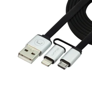 2 IN 1 LIGHTNING & MICRO USB CABLE | 3 FT <br>CB4057SV