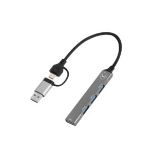 4 PORTS 2-IN-1 USB A HUB<br>HB1014SV</br>