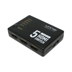 5 PORTS 4K HDMI SWITCH<br>HB1203BK