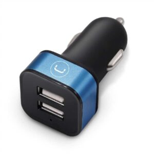 DUAL PORT USB CAR CHARGER | 3.4A<br>PW5021BK</br>