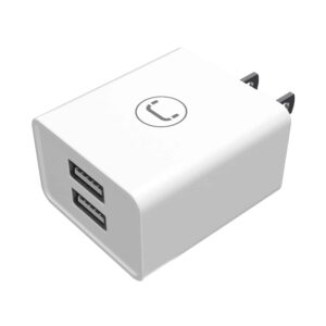 DUAL USB USB WALL CHARGER | 2.1A<br>PW5060WT