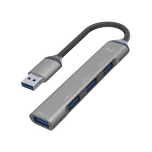 4 PORTS USB HUB 2.0<br>HB1008GY</br>
