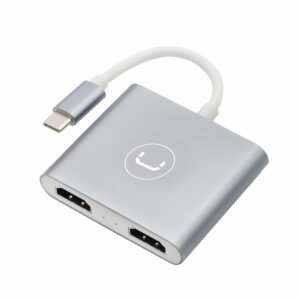 USB C TO DUAL HDMI PORT ADAPTER<br>HB1103SV</br>