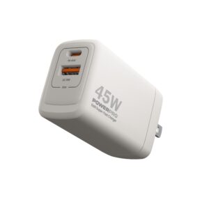 POWERPRO DUAL PORT GAN WALL CHARGER | PD45W  <BR>PW5065WT</BR>