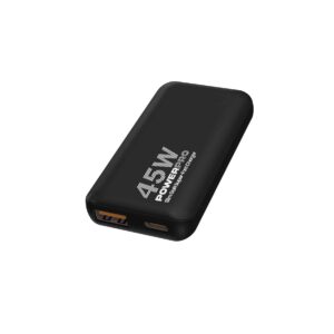 POWERPRO SLIM DUAL PORT GAN WALL CHARGER | PD45W<BR>PW5069BK</BR>