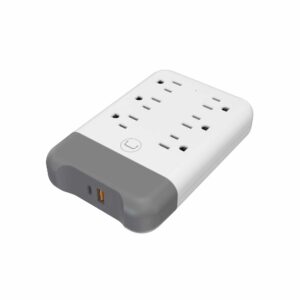 ADAPTADOR DE PARED POWERPOD 6 EN 1 CON PUERTOS USB PD<br/>PW5084WT</br>